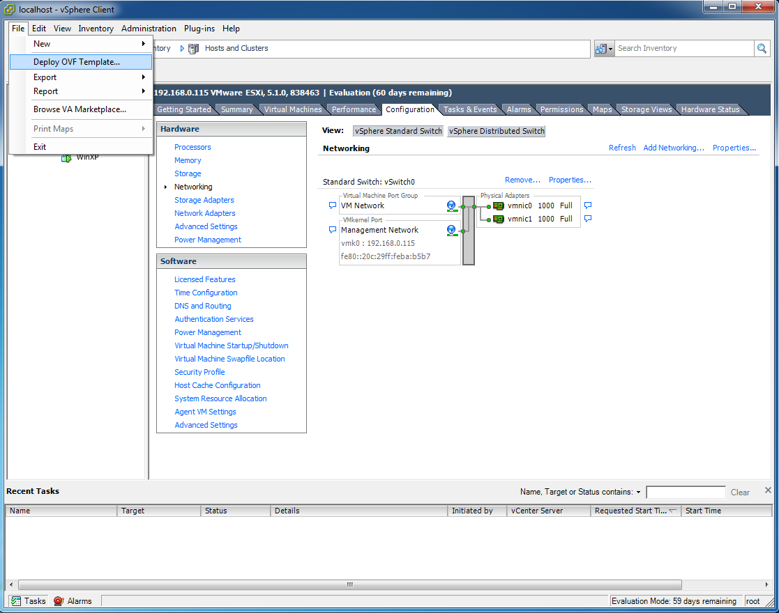 VMware Data Protection -