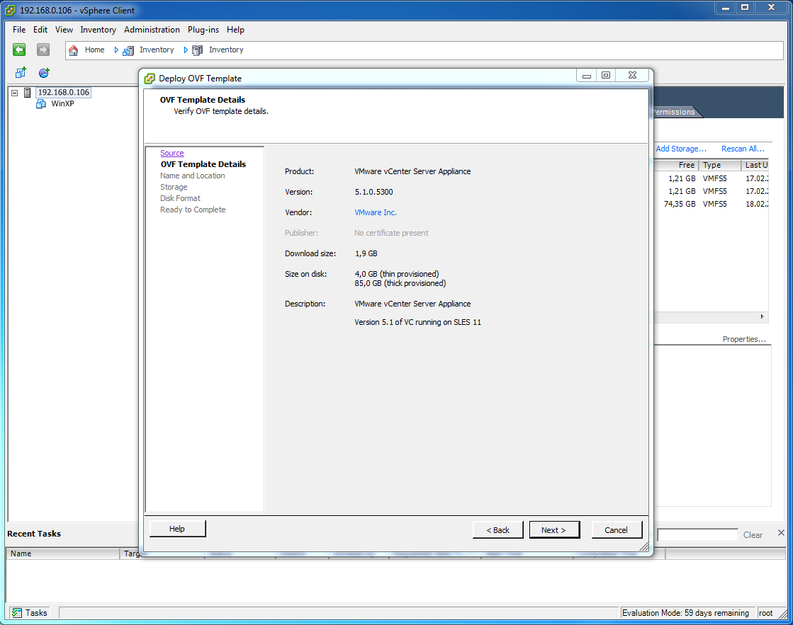 VMware vCenter server -